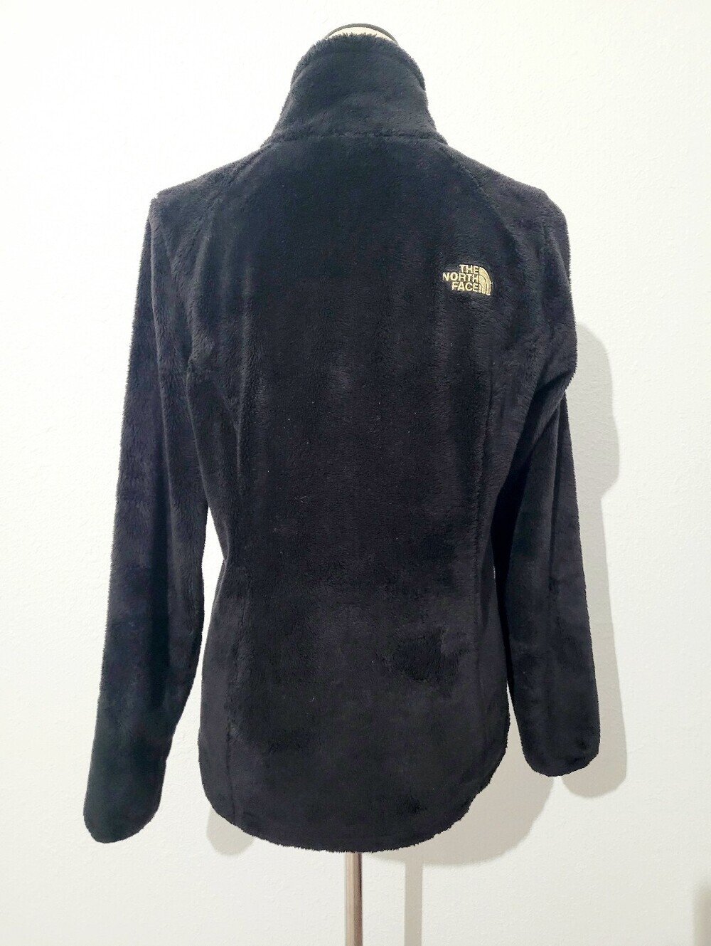 The North Face Women's Black Plush Fleece Full Zip Jacket Coat Size Small Small - Picture 5 of 13